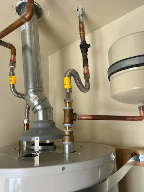 Water heater installation and plumbing repair in Brandon